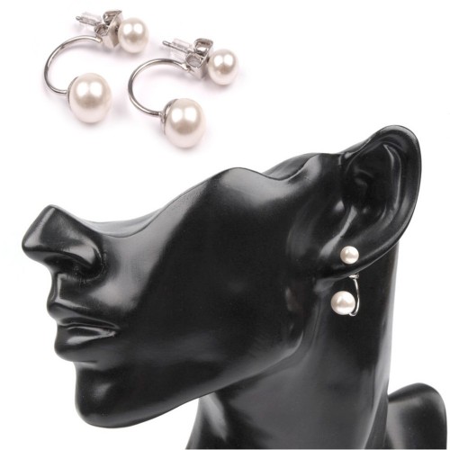 Dámská móda a doplňky - Náušnice s perlami