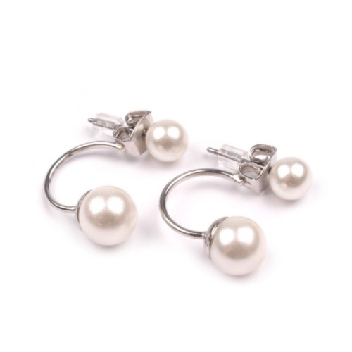 Dámská móda a doplňky - Náušnice s perlami