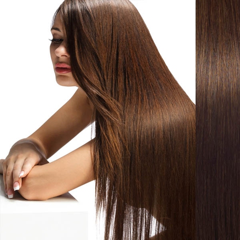 Clip in vlasy lidské – Remy 125 g - pás vlasů - odstín 6