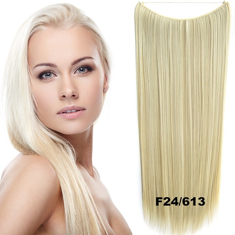 Flip in vlasy - 60 cm dlouhý pás vlasů - odstín F24/613